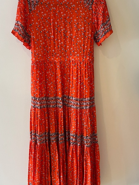 Free People Dresses & Skirts - Free People Red Floral Midi Dress